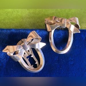 Antique Rose Gold Plated Shoe Buckles